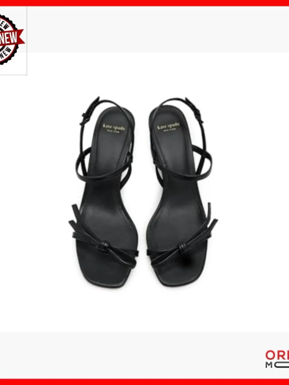 Smooth Leather Block Heel Sandals, Women's Size, Heeled
